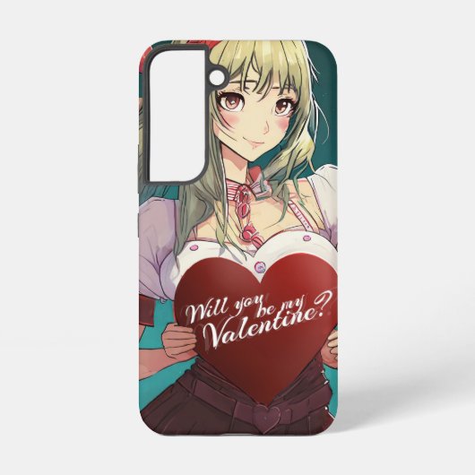 Coque Samsung Galaxy Be My Valentine in Manga Style 33893 (Verso)