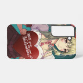 Coque Samsung Galaxy Be My Valentine in Manga Style 33893 (Verso Horizontal)
