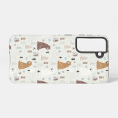 Coque Samsung Galaxy Bears mignonne dans le Motif Woods (Verso Horizontal)
