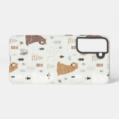Coque Samsung Galaxy Bears mignonne dans le Motif Woods (Verso Horizontal)