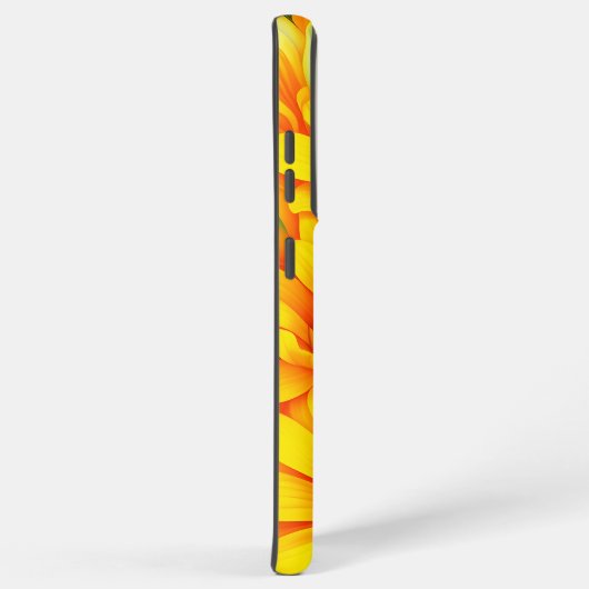 Coque Samsung Galaxy Beau motif à fleurs jaunes (Côté droit)