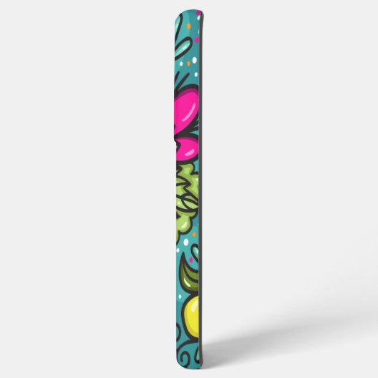 Coque Samsung Galaxy Beauté de l'oreiller avec fleurs (Verso Horizontal)