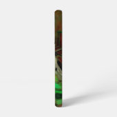Coque Samsung Galaxy Beauté en vert (Côté gauche)