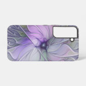 Coque Samsung Galaxy Beauté étonnante Fleur d'art Abstrait fractal mode (Verso Horizontal)