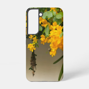 Coque Samsung Galaxy Beauté Fleur Dorée