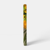 Coque Samsung Galaxy Beauté Fleur Dorée (Côté gauche)
