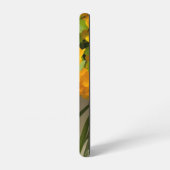Coque Samsung Galaxy Beauté Fleur Dorée (Côté gauche)