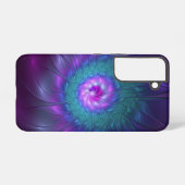 Coque Samsung Galaxy Beauté florale Abstraite Fleur d'art fractionnée c (Verso Horizontal)