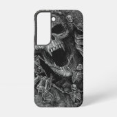 Coque Samsung Galaxy Beauté Grim, Squelette Mort (Verso)