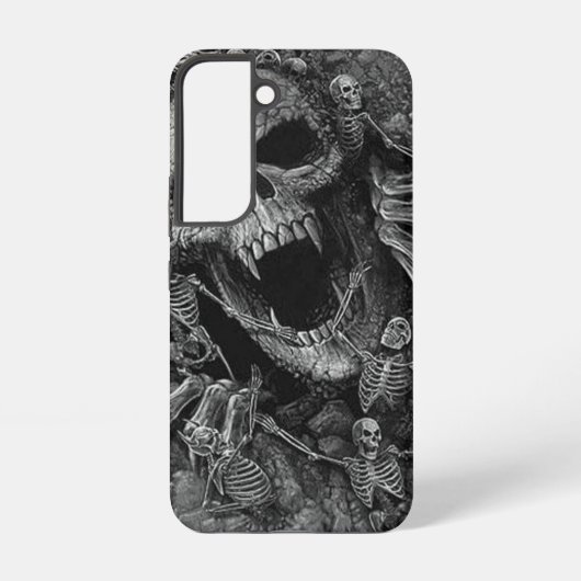Coque Samsung Galaxy Beauté Grim, Squelette Mort (Verso)