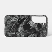 Coque Samsung Galaxy Beauté Grim, Squelette Mort (Verso Horizontal)