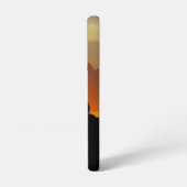 Coque Samsung Galaxy Beaux Chevaux au Coucher de Soleil Soir Initiales (Côté gauche)