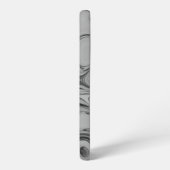 Coque Samsung Galaxy Belle belle cendre gris texture couleur Art Imprim (Côté gauche)