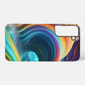 Coque Samsung Galaxy Belle cascade arc-en-ciel (Verso Horizontal)