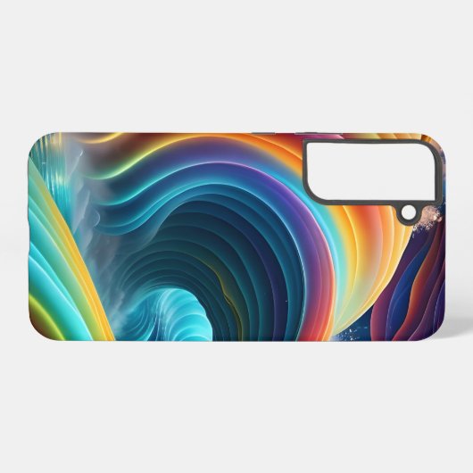Coque Samsung Galaxy Belle cascade arc-en-ciel (Verso Horizontal)