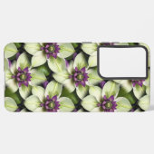 Coque Samsung Galaxy Belle fleur d'hellebore florissante (Côté gauche)