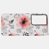 Coque Samsung Galaxy Belle florale (Côté gauche)