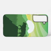 Coque Samsung Galaxy Belle scène de loup (Verso Horizontal)