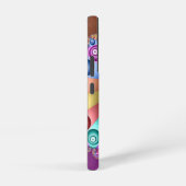 Coque Samsung Galaxy Belles couleurs arc-en-ciel Art fractal Abstrait (Côté droit)