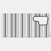 Coque Samsung Galaxy Belles rayures gris blanc (Verso Horizontal)