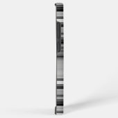 Coque Samsung Galaxy Belles rayures gris noir (Côté droit)