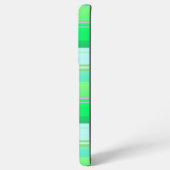 Coque Samsung Galaxy Belles rayures vert aqua (Verso Horizontal)
