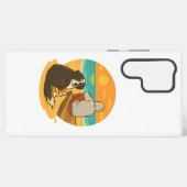 Coque Samsung Galaxy Bernese Mountain Dog Sunset Beach Companion (Verso Horizontal)