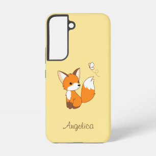 Coque Samsung Galaxy Beurre à regarder de la petite Fox mignonne