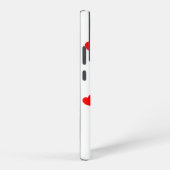 Coque Samsung Galaxy Bianca - Coeurs mignons -customisez-le avec votre  (Côté droit)