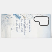 Coque Samsung Galaxy Bible Verse 1 Samuel 16:7 Aquarelle (Verso Horizontal)