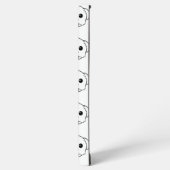 Coque Samsung Galaxy Bichon blanc mignon Frise Chien Stick Sortie (Côté gauche)