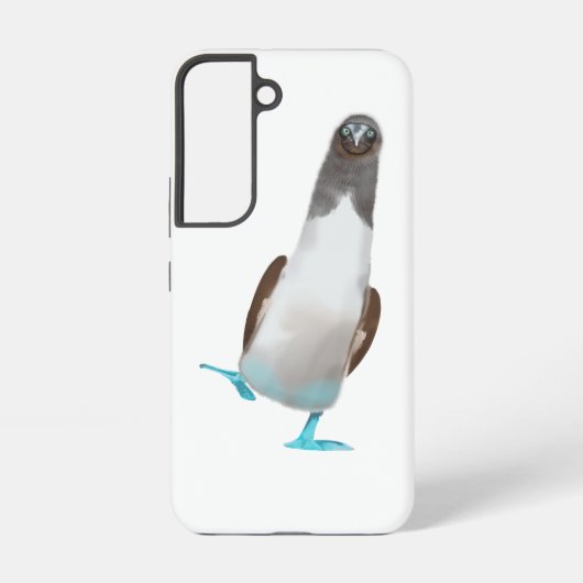 Coque Samsung Galaxy Biddy aux pieds bleus (Verso)