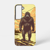 Coque Samsung Galaxy Bigfoot Sasquatch Retro Art Personnalisé (Verso)
