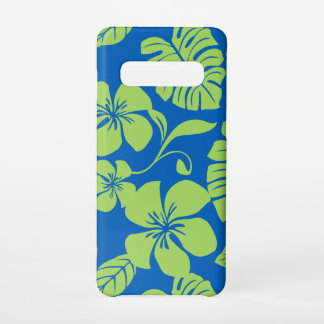 COQUE SAMSUNG GALAXY S10  BIKINI ROSE (BLEU/VERT)