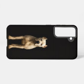 Coque Samsung Galaxy Black 4 Luxe  Galaxy S21 Case, Bold Dogo Argentino (Verso Horizontal)