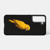 Coque Samsung Galaxy Black 4 Luxe Galaxy S21 Case, Golden Parakeet (Verso Horizontal)