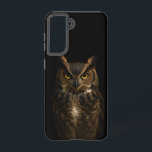 Coque Samsung Galaxy Black 4 Luxe Galaxy S21 Coque, Boule d'oeil doré<br><div class="desc">Ajoutez une touche de sophistication nocturne à votre technologie quotidienne grâce à notre Coque Black 4 Luxe Galaxy S21 doté d'un hibou orné d'or. Conçue avec une attention minutieuse aux détails, cette oeuvre d’art saisissante met en valeur le regard doré perçant du hibou et le plumage finement détaillé, brillant de...</div>