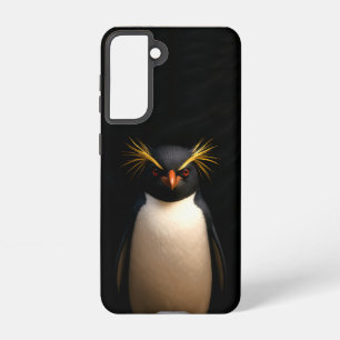 Coque Samsung Galaxy Black 4 Luxe Galaxy S21 Coque, Rockhopper Penguin