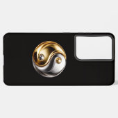 Coque Samsung Galaxy Black 4 Luxe Galaxy S21 Plus, Harmony Yin Yang (Verso Horizontal)