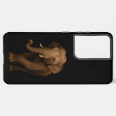 Coque Samsung Galaxy Black 4 Luxe Galaxy S21 Plus, Indian Elephant (Verso Horizontal)