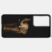 Coque Samsung Galaxy Black 4 Luxe Galaxy S21 Plus, Mighty Elephant (Verso Horizontal)