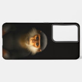 Coque Samsung Galaxy Black 4 Luxe Galaxy S21 Plus, Red Douc Langur (Verso Horizontal)
