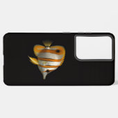 Coque Samsung Galaxy Black 4 Luxe Galaxy S21 Plus, Reef Buttterflyfish (Verso Horizontal)