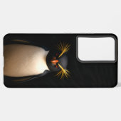 Coque Samsung Galaxy Black 4 Luxe Galaxy S21 Plus, Rockhopper Penguin (Verso Horizontal)