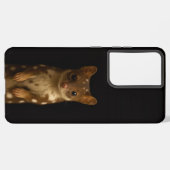 Coque Samsung Galaxy Black 4 Luxe Galaxy S21 Plus, Sweet Quoll (Verso Horizontal)
