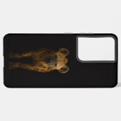 Coque Samsung Galaxy Black 4 Luxe Galaxy S21 Plus, Wild Spotted Hyena (Verso Horizontal)