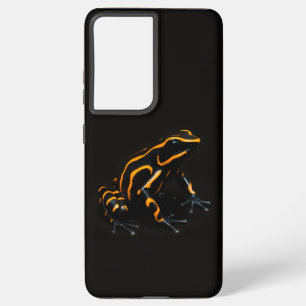 Coque Samsung Galaxy Black 4 Luxe Galaxy S21 Ultra, Black Orange Frog
