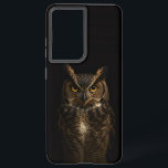 Coque Samsung Galaxy Black 4 Luxe Galaxy S21 Ultra Coque, Boule des yeu<br><div class="desc">Ajoutez une touche de sophistication nocturne à votre technologie quotidienne avec notre Black 4 Luxe Galaxy S21 Ultra Coque doté d'un hibou orné d'or. Conçue avec une attention minutieuse aux détails, cette oeuvre saisissante capture le regard perçant du hibou et la texture complexe de la plume, ses yeux dorés brillant...</div>