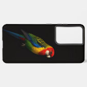 Coque Samsung Galaxy Black 4 Luxe Galaxy S21 Ultra, Eastern Rosella (Côté gauche)