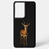 Coque Samsung Galaxy Black 4 Luxe Galaxy S21 Ultra, Elegant Gazella (Verso)